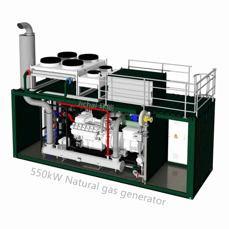 625kva MAN အင်ဂျင် Gas Generator Set