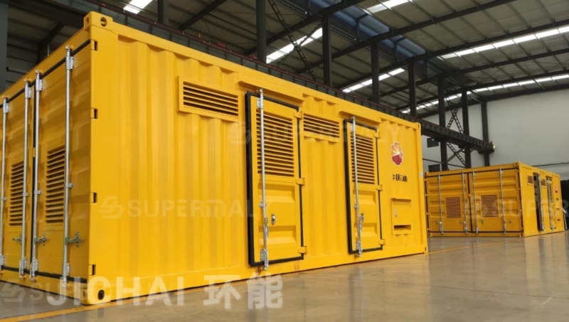 The natural gas generator set The natural gas generator set