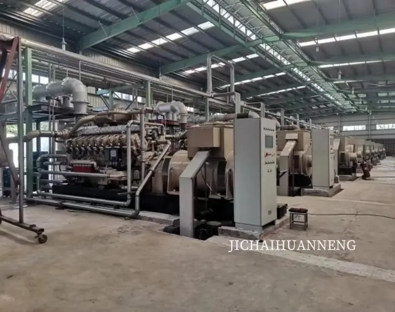 เครื่องกําเนิดก๊าซ 2×2000kw เครื่องกําเนิดก๊าซ 2×2000kw